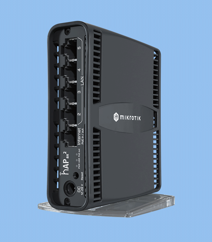 mikrotik-router-hAP-ax²-2-71 روتر اکسس پوینت hAP ax² میکروتیک - Image 1